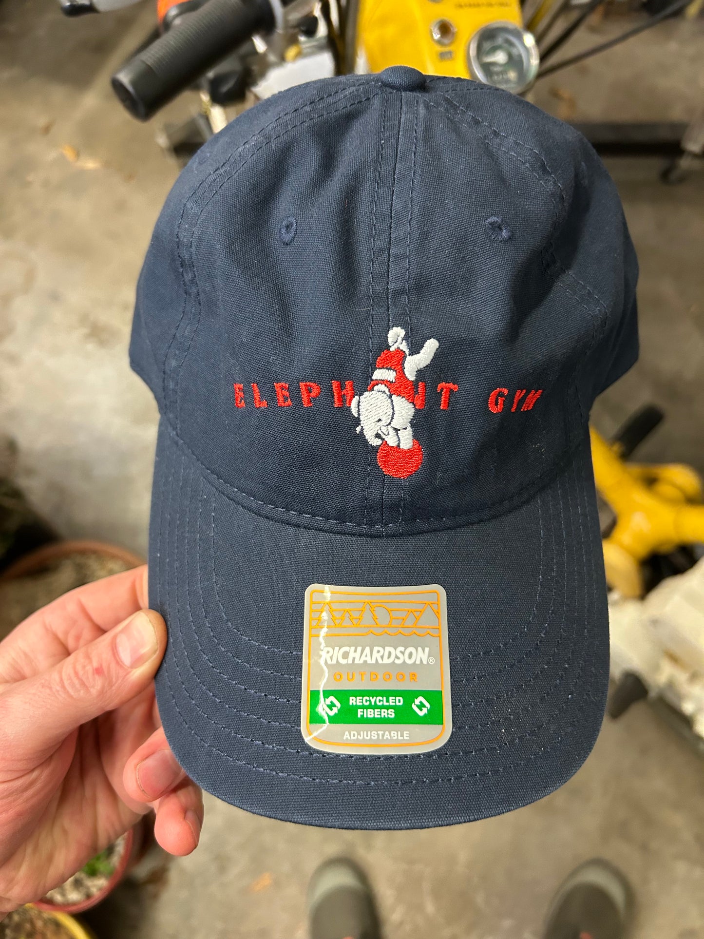 Elephant Gym - Navy blue logo hat