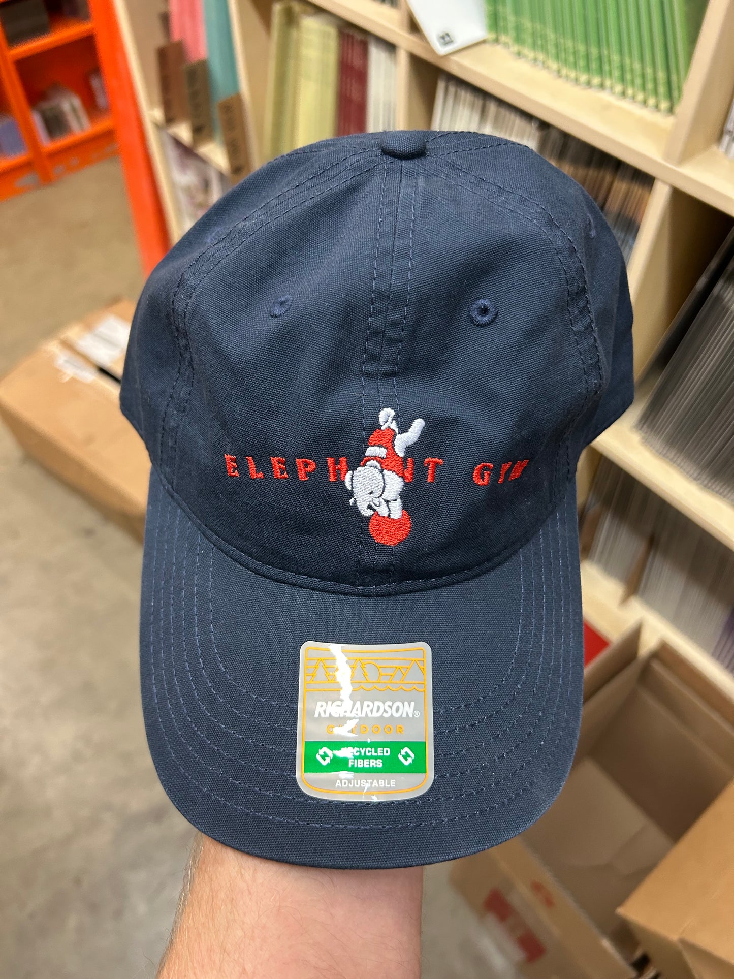 Elephant Gym - Navy blue logo hat