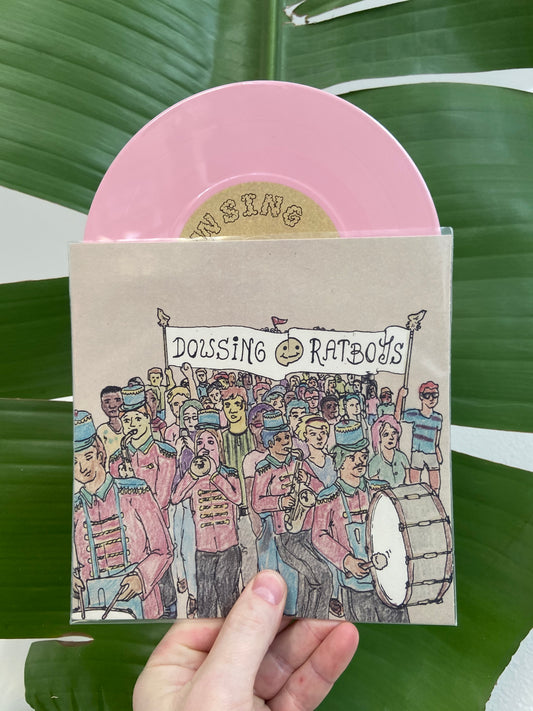 Ratboys / Dowsing - Split 7" Pink Robot